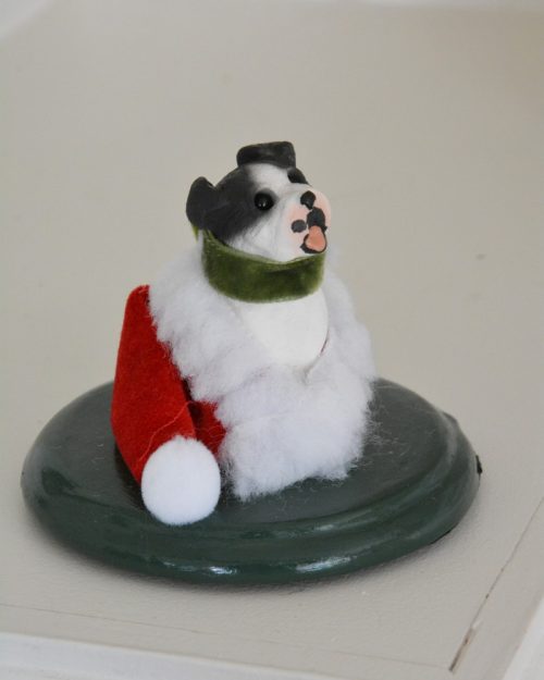 Figurine Chien de Noël B  Boutique de décorations de Noël en
