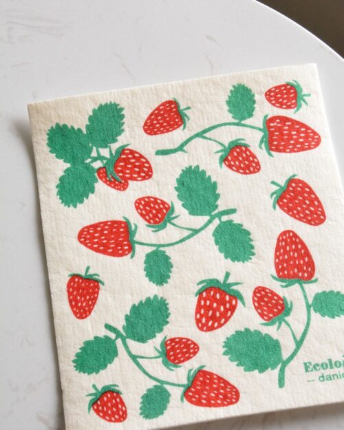 Linge Suédois Fraises