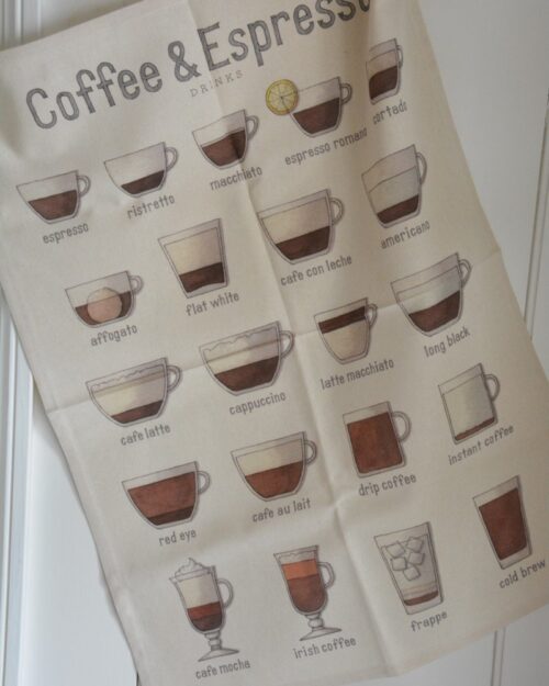 Linge à Vaisselle Café et Espresso