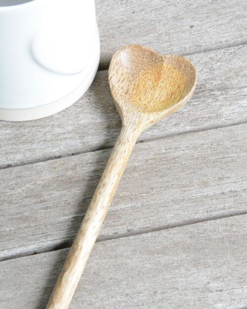 Cuillère Coeur Bois