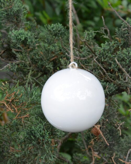 Boule Émail Blanc G