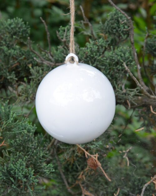 Boule Émail Blanc P